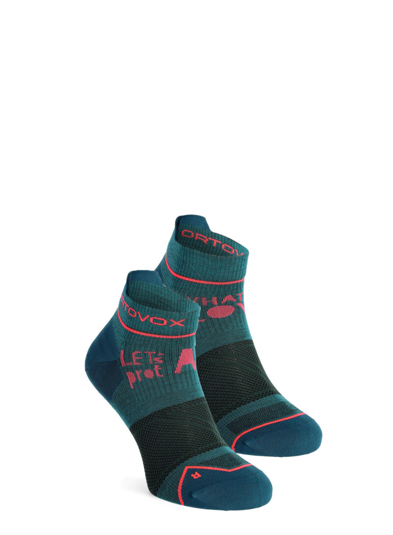 Sosete trekking femei Ortovox Alpine Light Low Socks - pacific green