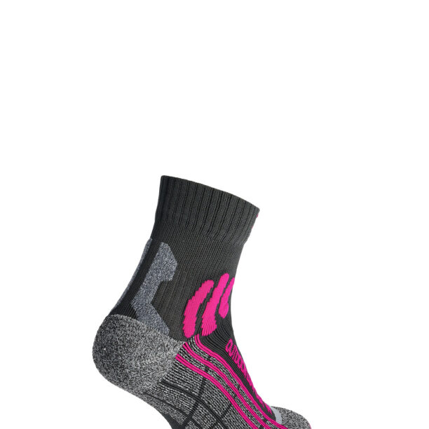 Sosete trekking femei X-Socks Trek Outdoor Low Cut - anthracite/fuchsia preţ