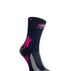 Sosete trekking femei X-Socks Trek Outdoor - m.blue/pink/lt grey melange