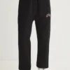 Sprayground pantaloni de trening din bumbac culoarea negru