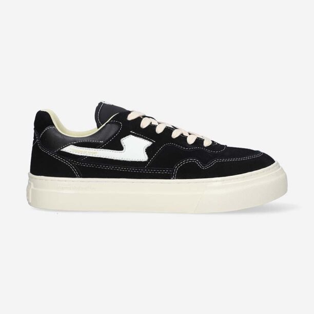 Stepney Workers Club sneakers Pearl S-Strike Suede culoarea negru