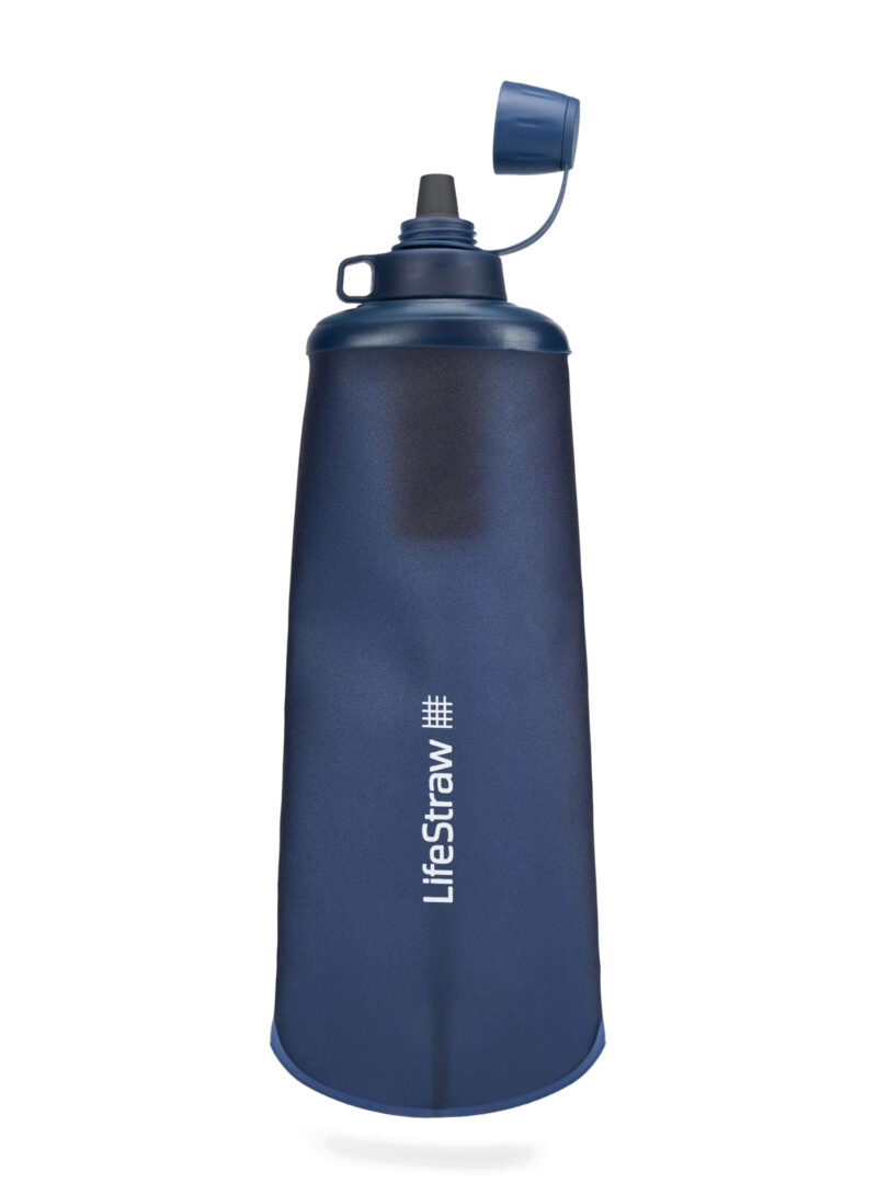 Cumpăra Sticla cu filtru LifeStraw Peak Series Flex Squeeze Bottle 1L - mountain blue