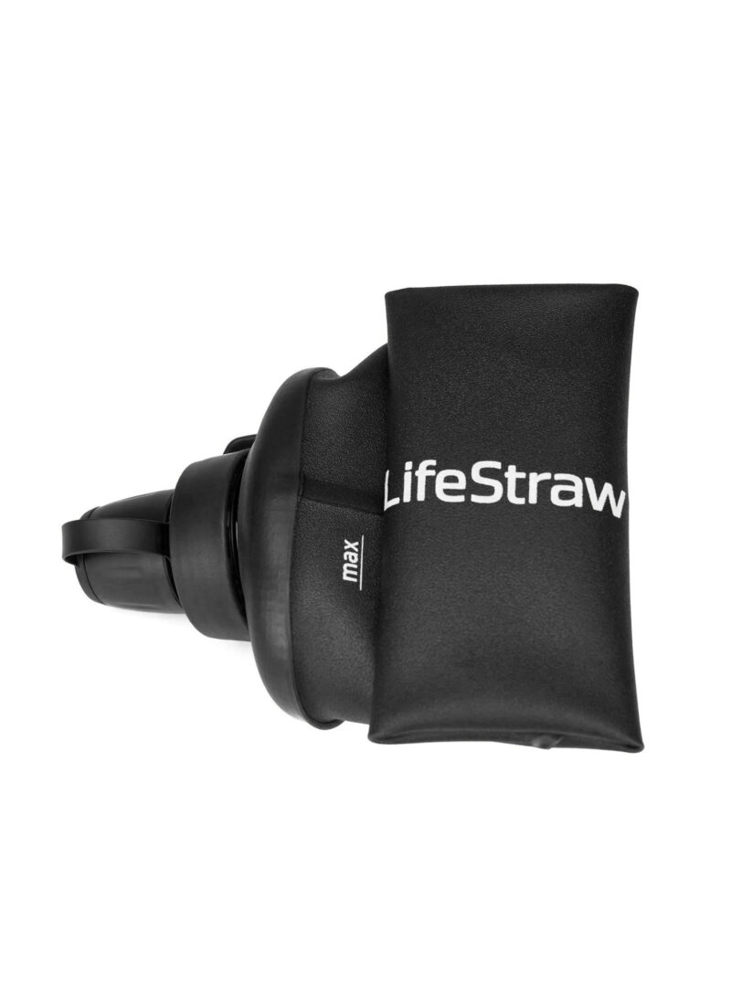 Original Sticla cu filtru LifeStraw Peak Series Flex Squeeze Bottle 22 oz (650 ml) - dark grey