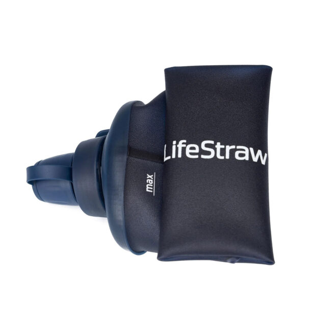 Original Sticla cu filtru LifeStraw Peak Series Flex Squeeze Bottle 22 oz (650 ml) - mountain blue