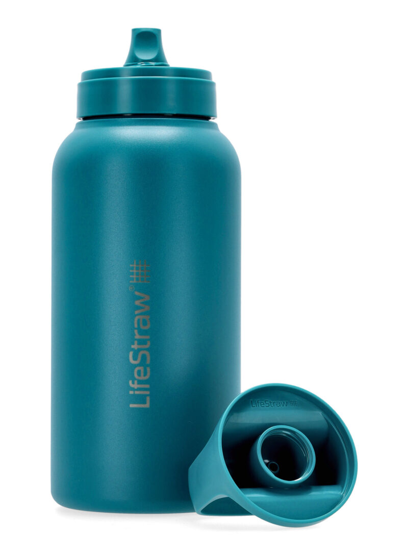 Preţ Sticla cu filtru Lifestraw Go 2.0 Stainless Steel Water Filter 1 L - laguna teal