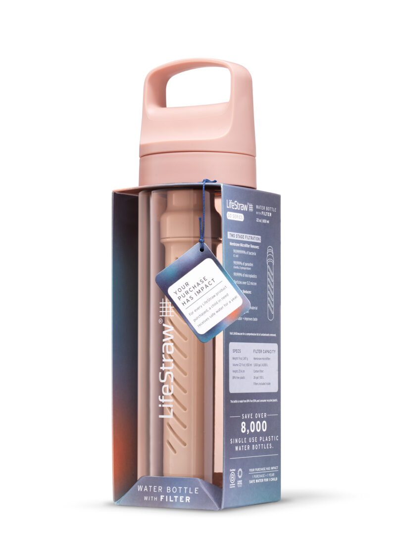 Cumpăra Sticla cu filtru Lifestraw Go 2.0 Water Filter 22 oz (650 ml) - cherry blossom pink