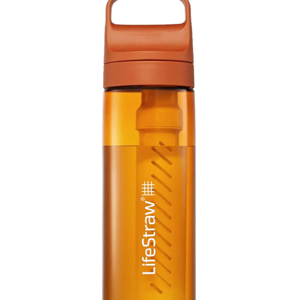 Sticla cu filtru Lifestraw Go 2.0 Water Filter 22 oz (650 ml) - kyoto orange