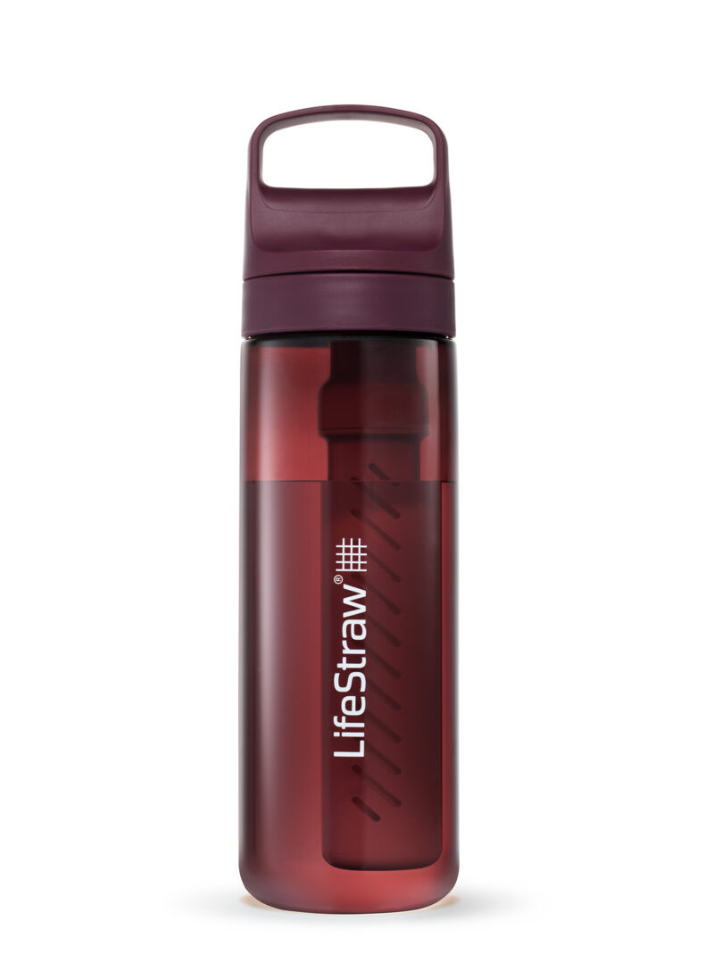 Sticla cu filtru Lifestraw Go 2.0 Water Filter 22 oz (650 ml) - merlot me away