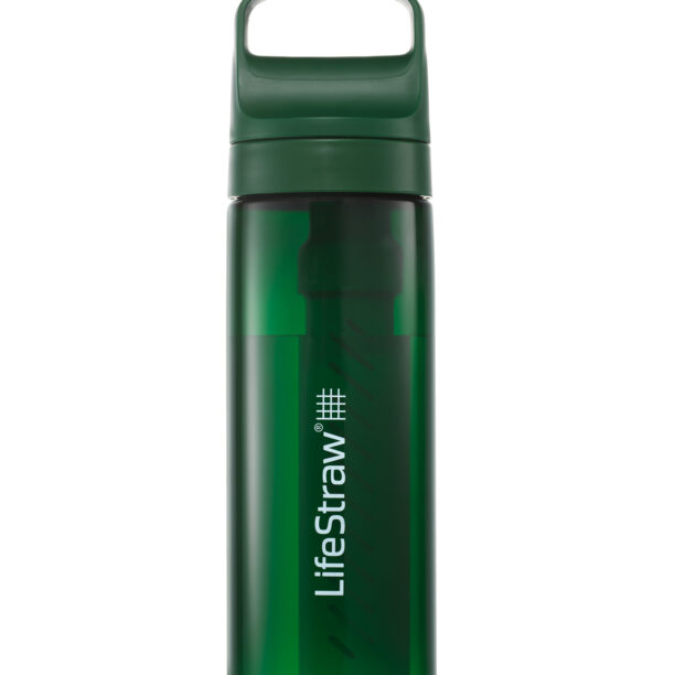 Sticla cu filtru Lifestraw Go 2.0 Water Filter 22 oz (650 ml) - terrace green