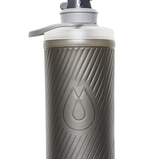 Sticla de apa de voiaj HydraPak Flux Bottle 1L - mammoth grey