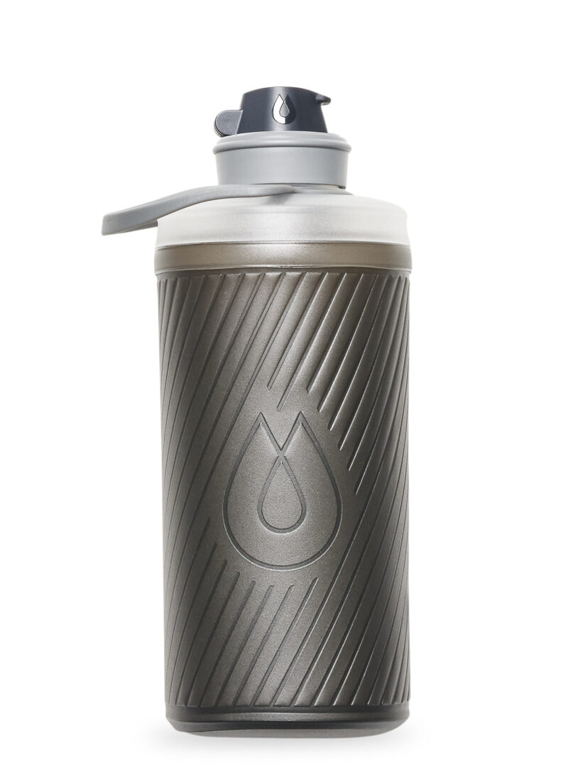 Sticla de apa de voiaj HydraPak Flux Bottle 1L - mammoth grey