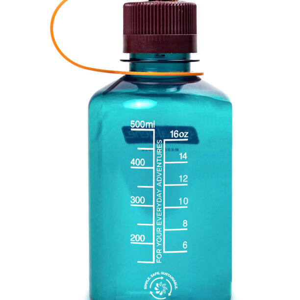 Sticla de apa de voiaj Nalgene Sustain Narrow Mouth 16 oz (500 ml) - teal preţ