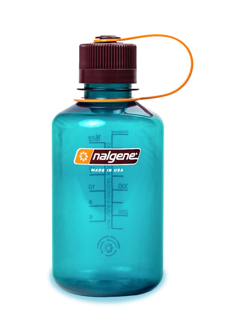 Sticla de apa de voiaj Nalgene Sustain Narrow Mouth 16 oz (500 ml) - teal