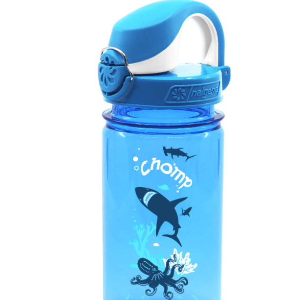 Sticlă de apă pentru copii Nalgene On The Fly Kids 12 oz (350 ml) - blue chomp