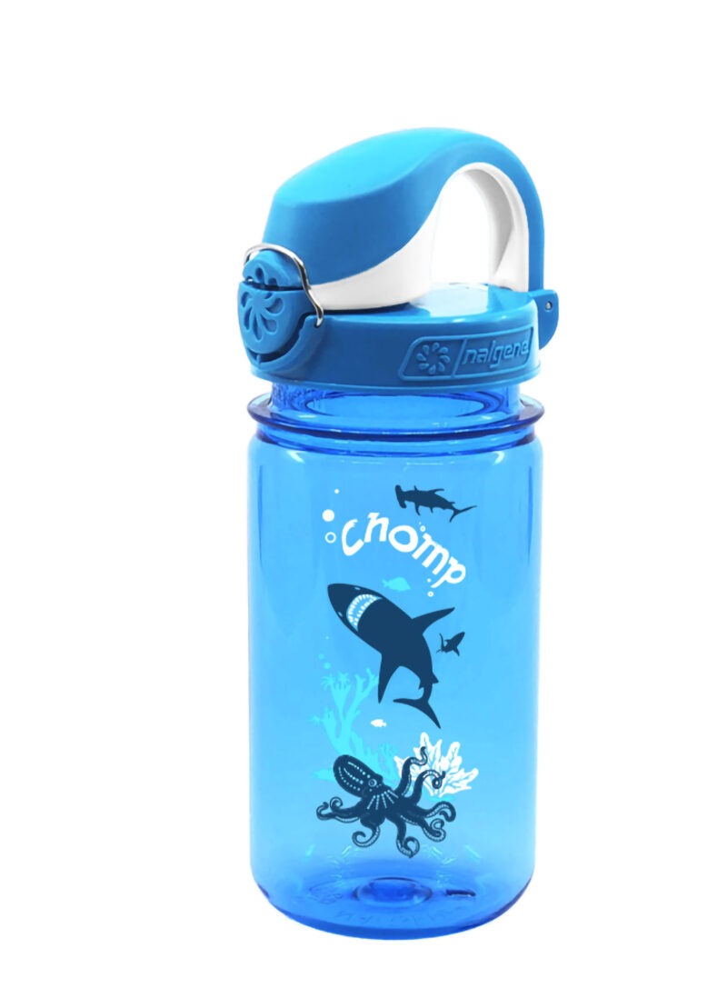 Sticlă de apă pentru copii Nalgene On The Fly Kids 12 oz (350 ml) - blue chomp