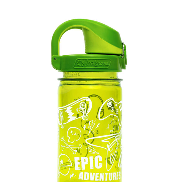 Sticlă de apă pentru copii Nalgene On The Fly Kids 12 oz (350 ml) - green epic