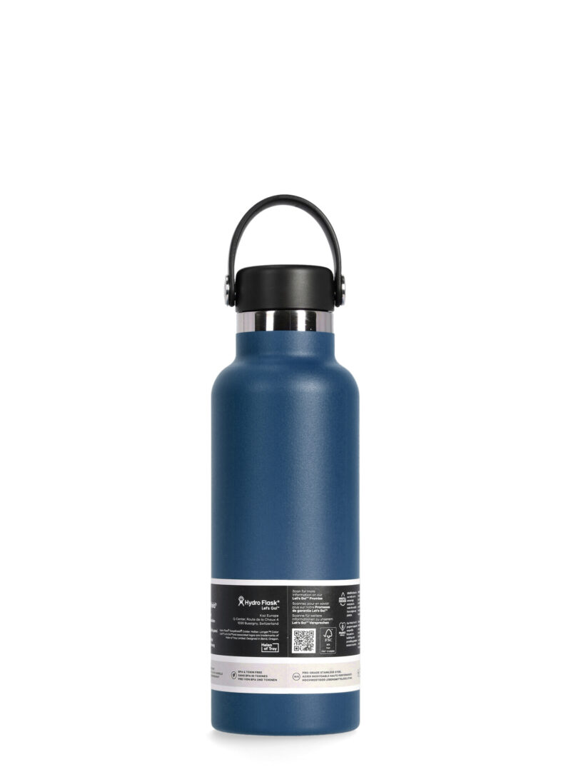 Cumpăra Sticlă de voiaj Hydro Flask 18 oz Standard Flex Cap (532 ml) - indigo