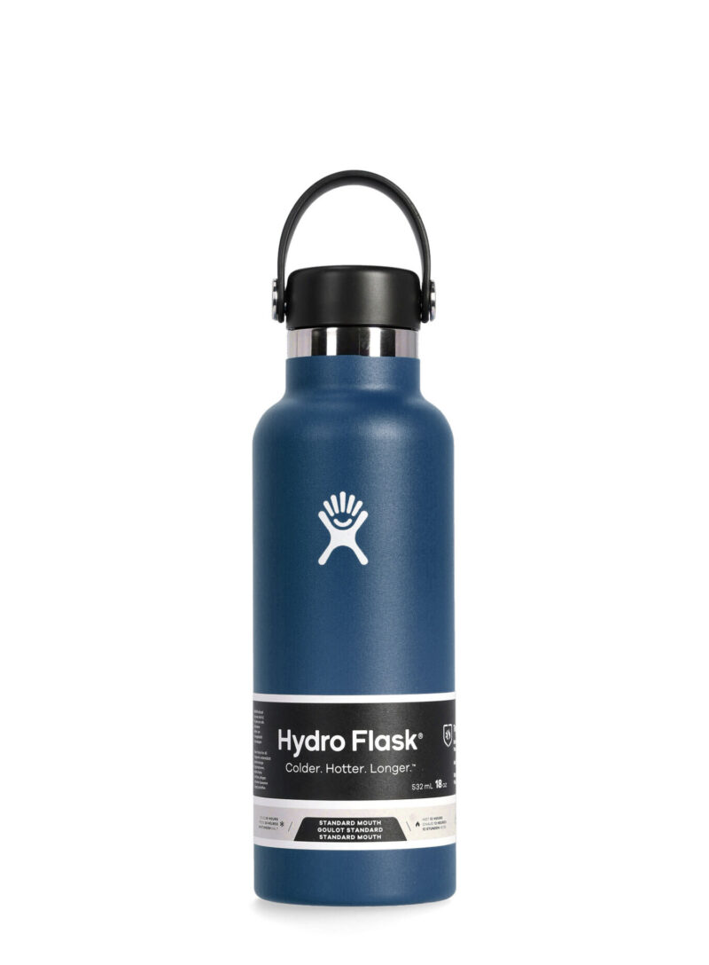 Sticlă de voiaj Hydro Flask 18 oz Standard Flex Cap (532 ml) - indigo