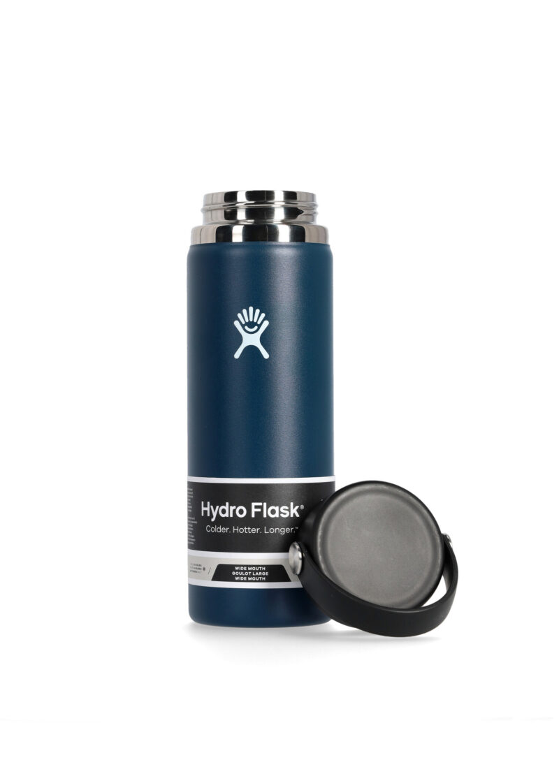 Preţ Sticlă de voiaj Hydro Flask 20 oz Wide Flex Cap (591 ml) - indigo