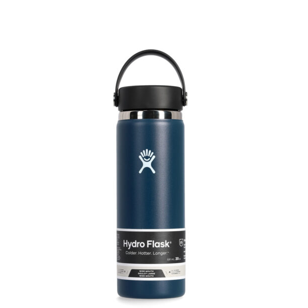 Sticlă de voiaj Hydro Flask 20 oz Wide Flex Cap (591 ml) - indigo