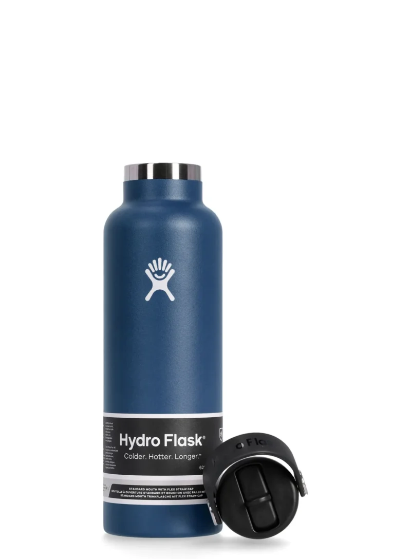 Preţ Sticlă de voiaj Hydro Flask 21 oz Standard Flex Straw Cap (621 ml) - indigo