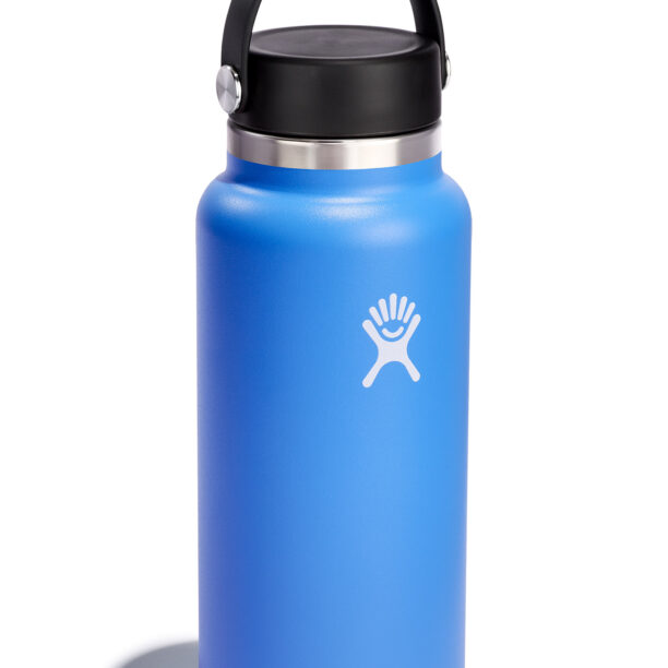 Sticlă de voiaj Hydro Flask 32 oz Wide Flex Cap (946 ml) - cascade preţ