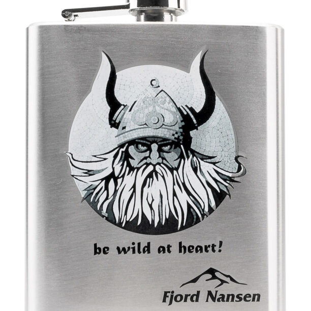 Sticlă la piept Fjord Nansen Vill Viking Hip Flask - silver