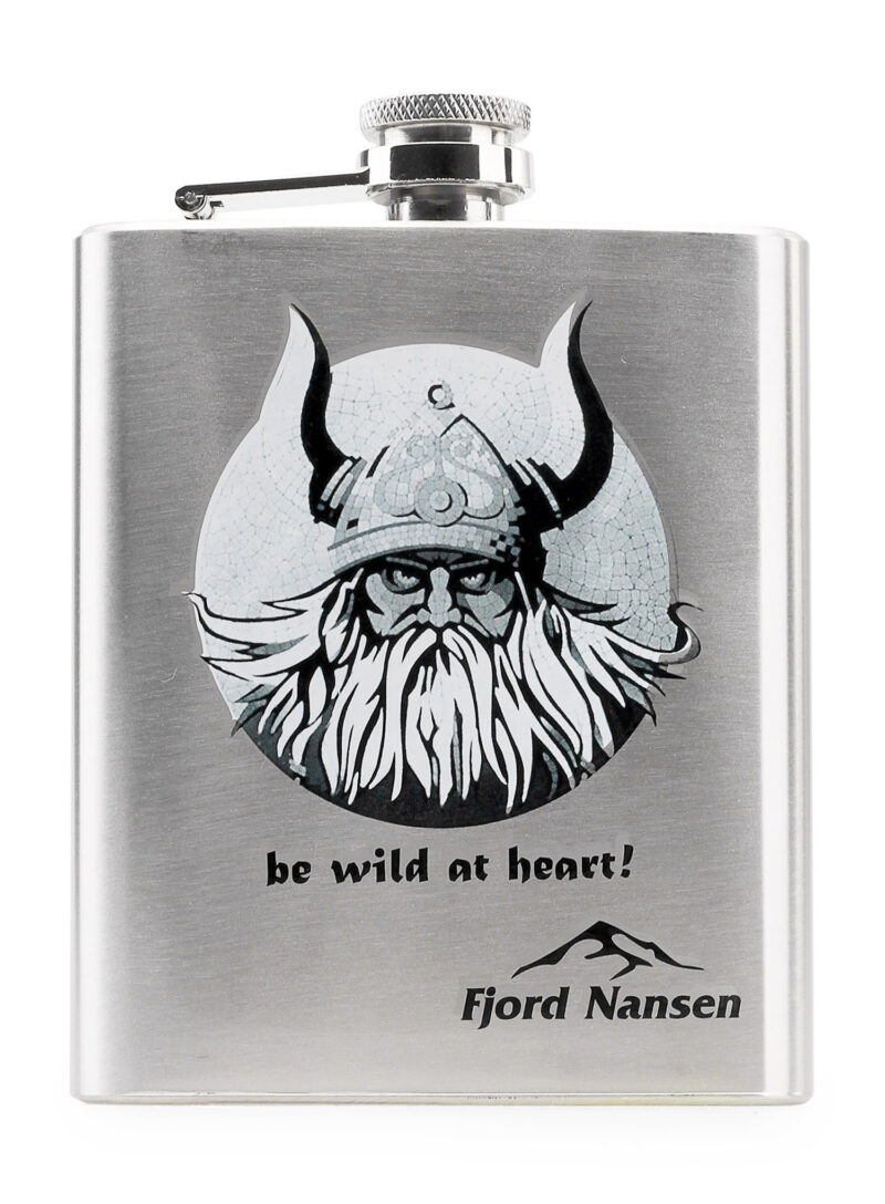 Sticlă la piept Fjord Nansen Vill Viking Hip Flask - silver