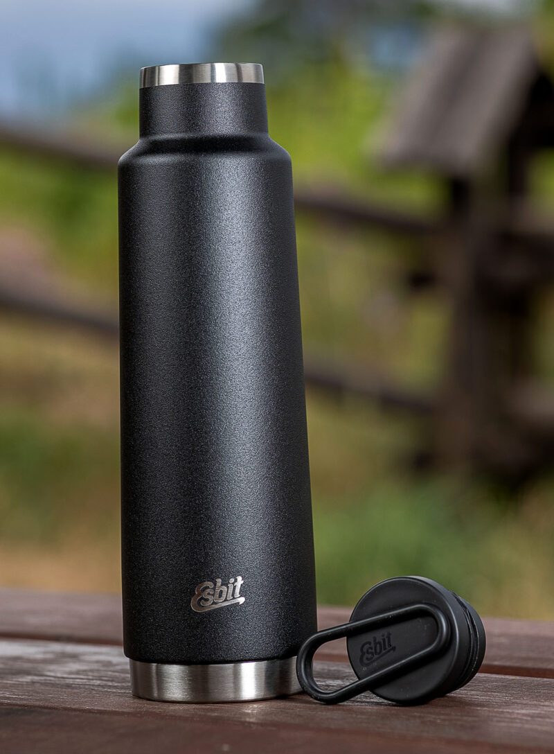 Sticla termică Esbit Pictor Insulated Bottle 750ml - black preţ