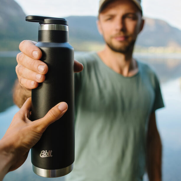 Preţ Sticla termică Esbit Pictor Insulated Bottle 750ml - black