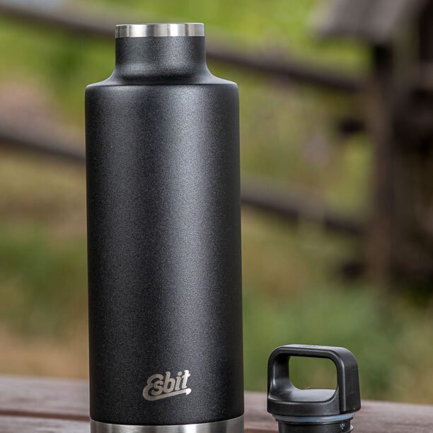 Sticla termică Esbit Sculptor Insulated Bottle 1000ml - black preţ