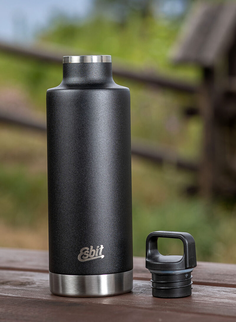 Sticla termică Esbit Sculptor Insulated Bottle 1000ml - black preţ