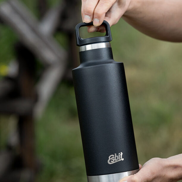 Original Sticla termică Esbit Sculptor Insulated Bottle 750ml - black