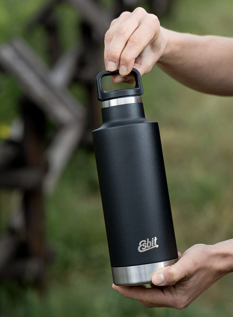 Original Sticla termică Esbit Sculptor Insulated Bottle 750ml - black