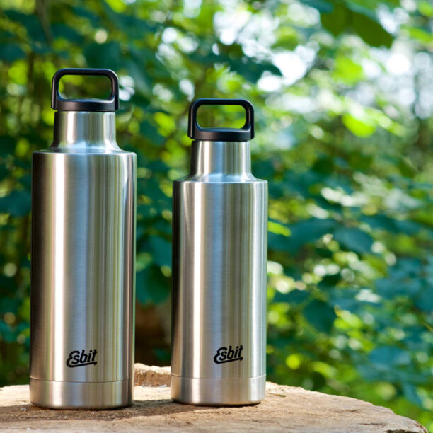 Original Sticla termică Esbit Sculptor Insulated Bottle 750ml - steel