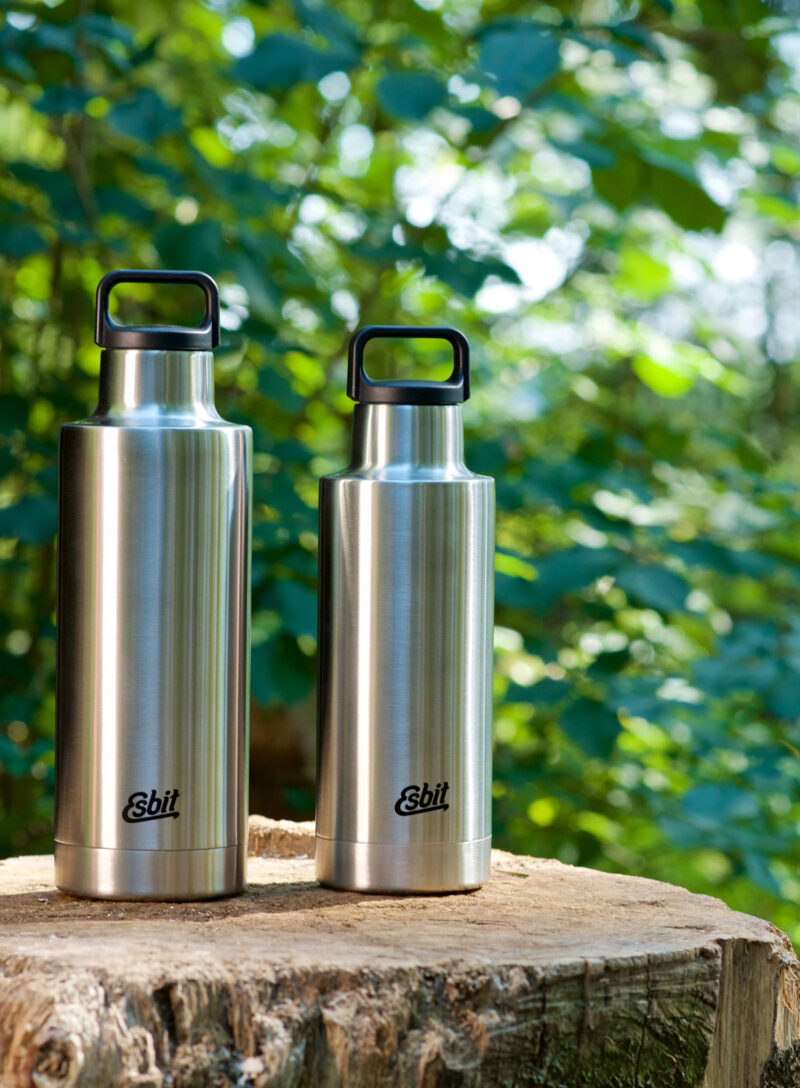 Original Sticla termică Esbit Sculptor Insulated Bottle 750ml - steel