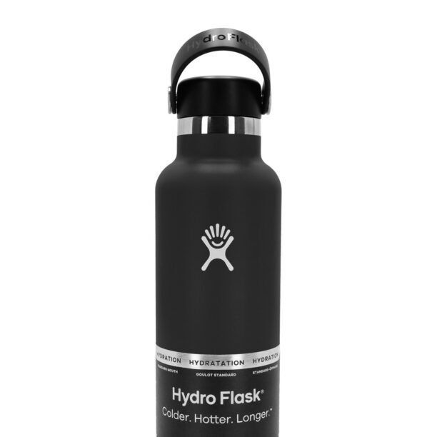 Cumpăra Sticla termică Hydro Flask 18 oz Standard Flex Cap (532 ml) - black