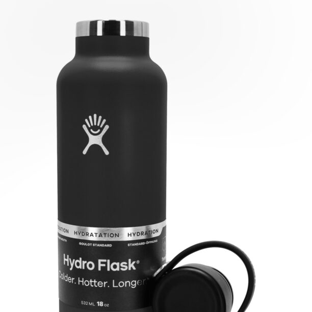 Preţ Sticla termică Hydro Flask 18 oz Standard Flex Cap (532 ml) - black