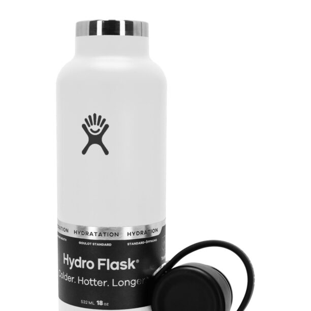 Preţ Sticla termică Hydro Flask 18 oz Standard Flex Cap (532 ml) - white