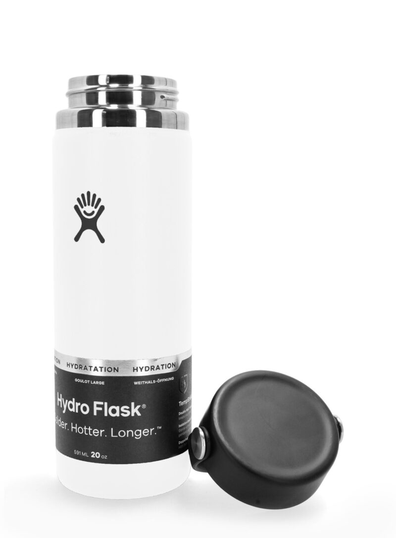 Preţ Sticla termică Hydro Flask 20 oz Wide Flex Cap (591 ml) - white