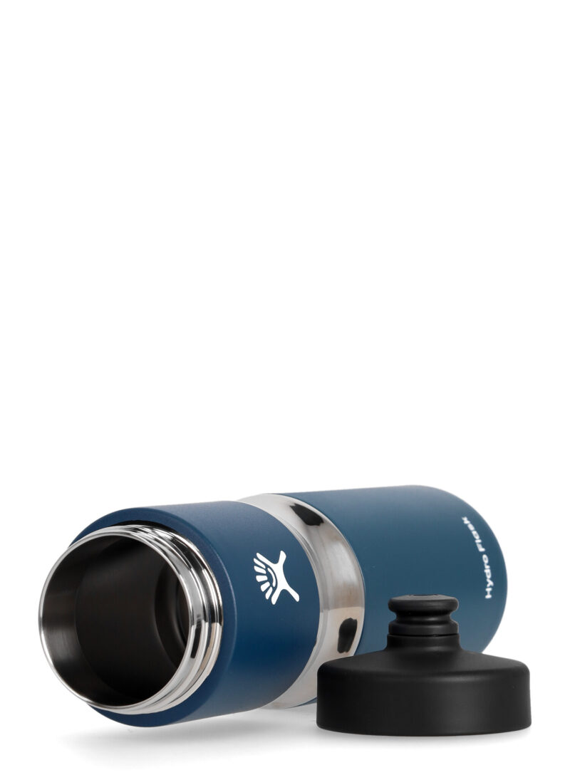 Cumpăra Sticla termică Hydro Flask 20 oz Wide Mouth Insulated Sport Bottle (591 ml) - indigo