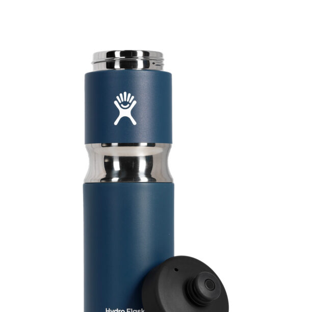 Preţ Sticla termică Hydro Flask 20 oz Wide Mouth Insulated Sport Bottle (591 ml) - indigo