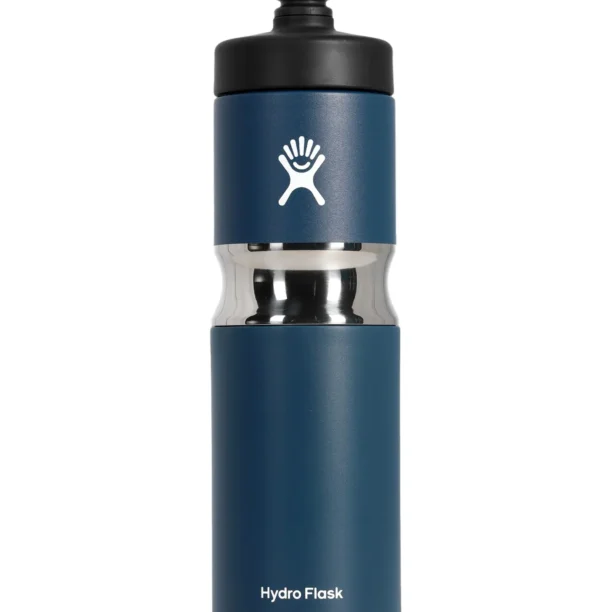 Sticla termică Hydro Flask 20 oz Wide Mouth Insulated Sport Bottle (591 ml) - indigo