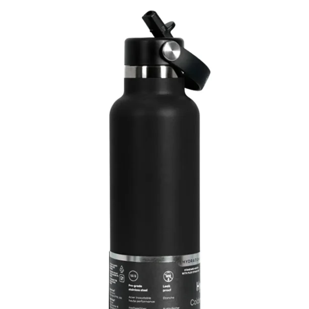 Cumpăra Sticla termică Hydro Flask 21 oz Standard Flex Straw Cap (621 ml) - black