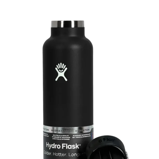 Preţ Sticla termică Hydro Flask 21 oz Standard Flex Straw Cap (621 ml) - black