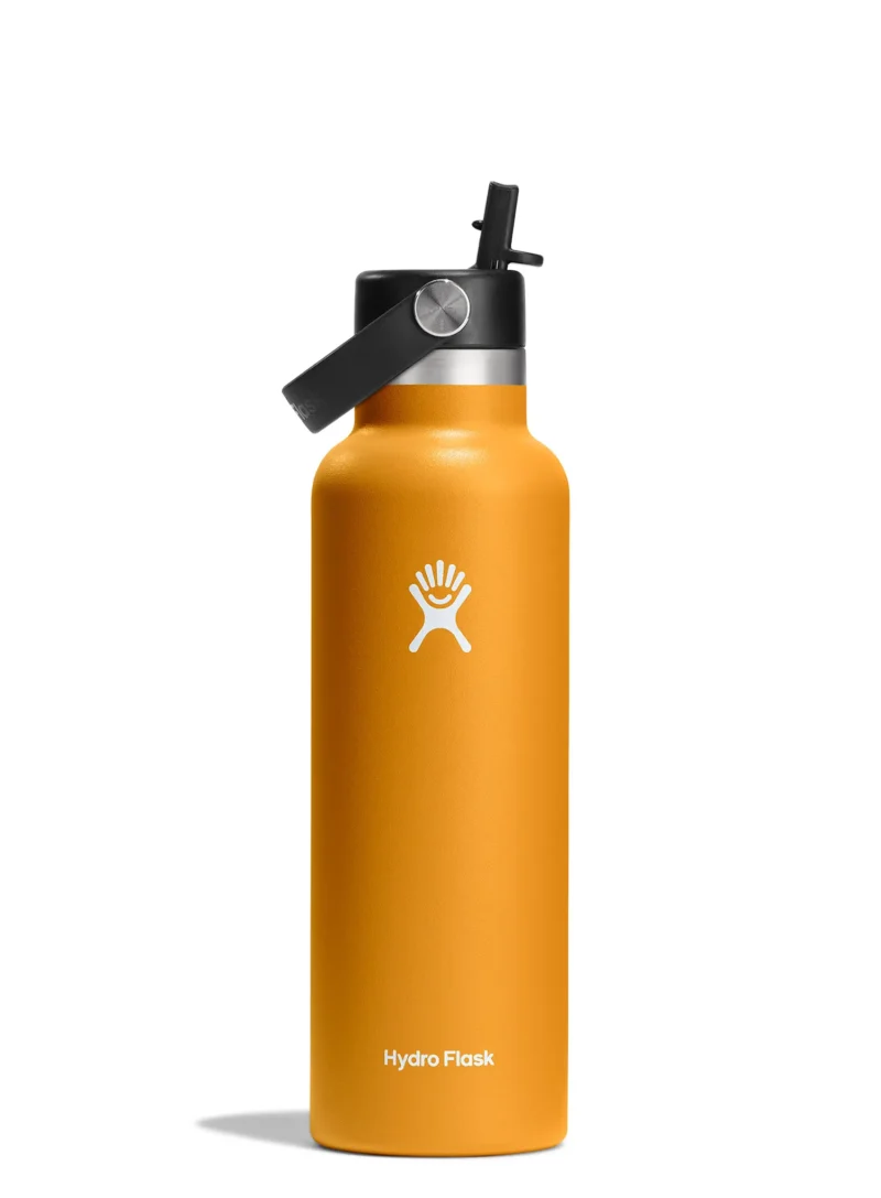 Cumpăra Sticla termică Hydro Flask 21 oz Standard Flex Straw Cap (621 ml) - fossil