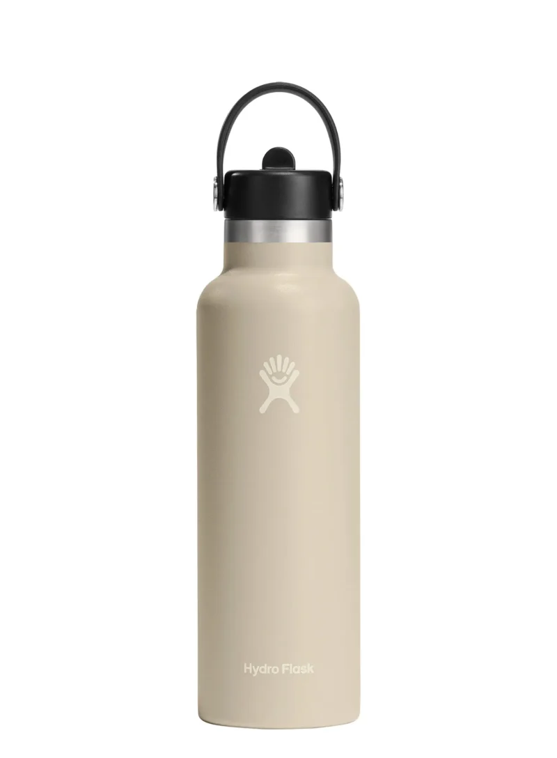 Sticla termică Hydro Flask 21 oz Standard Flex Straw Cap (621 ml) - oat