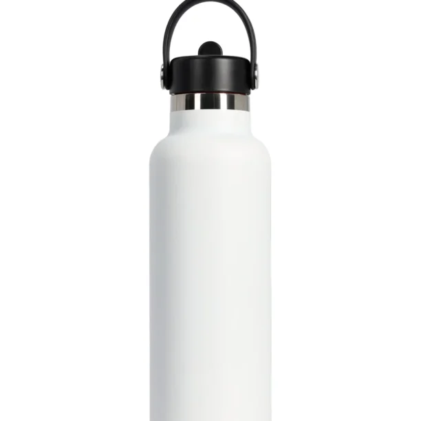 Sticla termică Hydro Flask 21 oz Standard Flex Straw Cap (621 ml) - white preţ