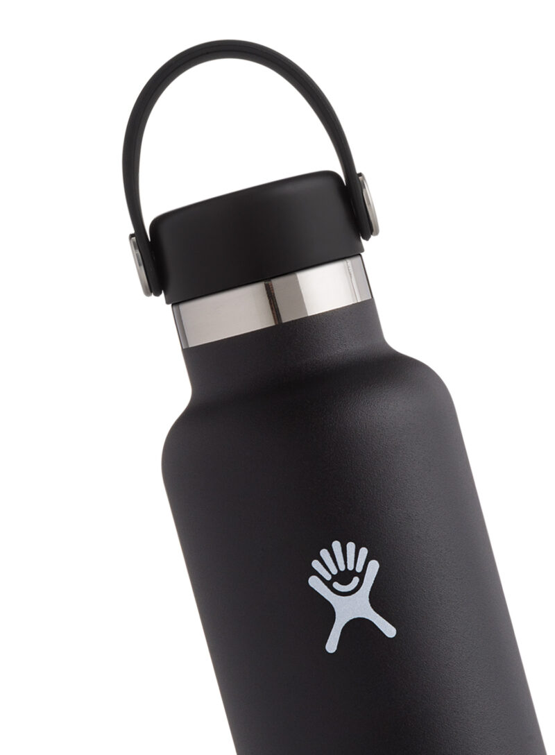 Sticla termică Hydro Flask 24 oz Standard Flex Cap (710 ml) - black preţ