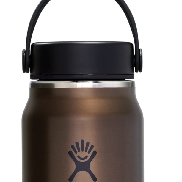 Sticla termică Hydro Flask 32 oz Lightweight Wide Flex Cap (946 ml) - obsidian preţ